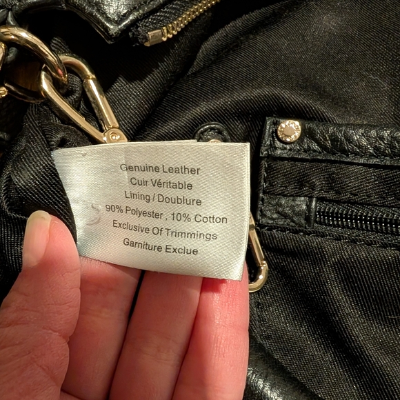 DANIER Black Pebbled Leather Fringe Hobo Bag - Boho Chic - Picture 7 of 16